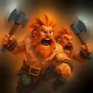 Carta Bárbaros de Glifos Royale