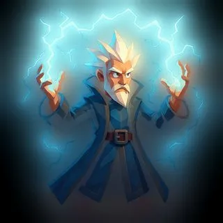 Carta Mago Eléctrico de Glifos Royale